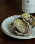 【河合正光】白磁7寸皿