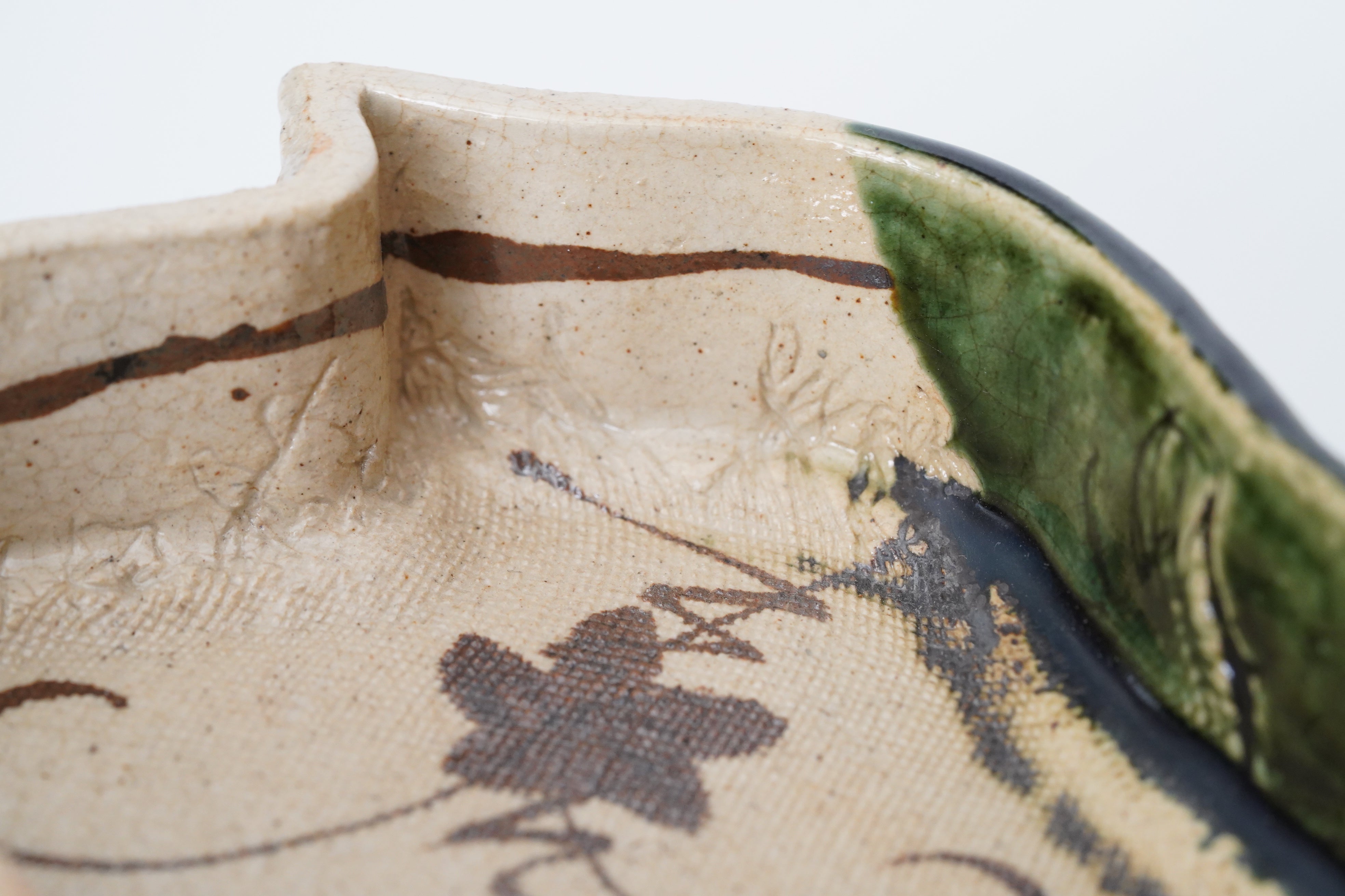 寺田鉄平】織部千鳥形向付 – うつわ御結