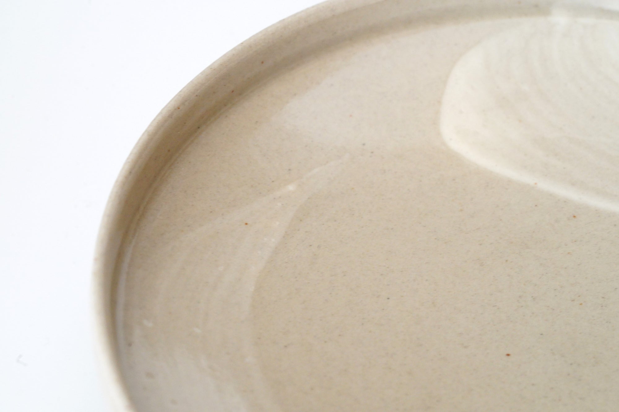 【三藤るい】刷毛目馬盥皿