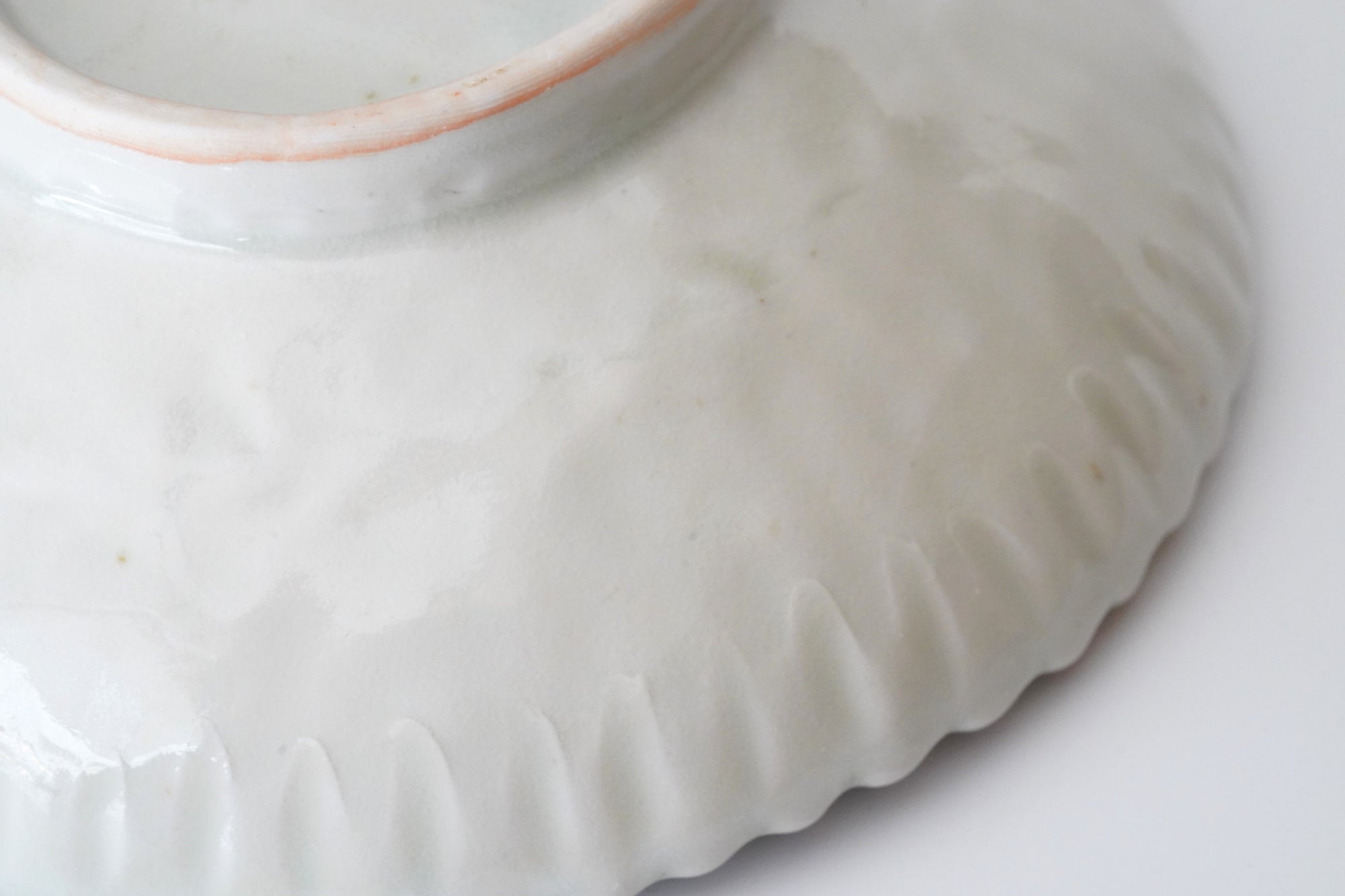 【杉本太郎】白磁6寸菊花鉢