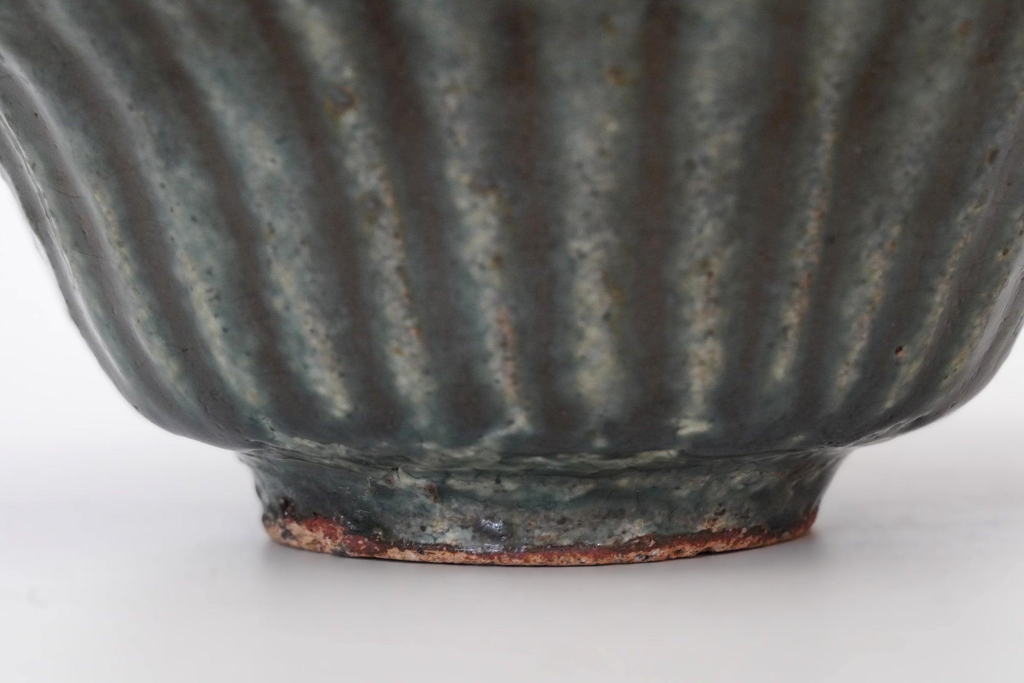 【杉本太郎】菊花深鉢　緑