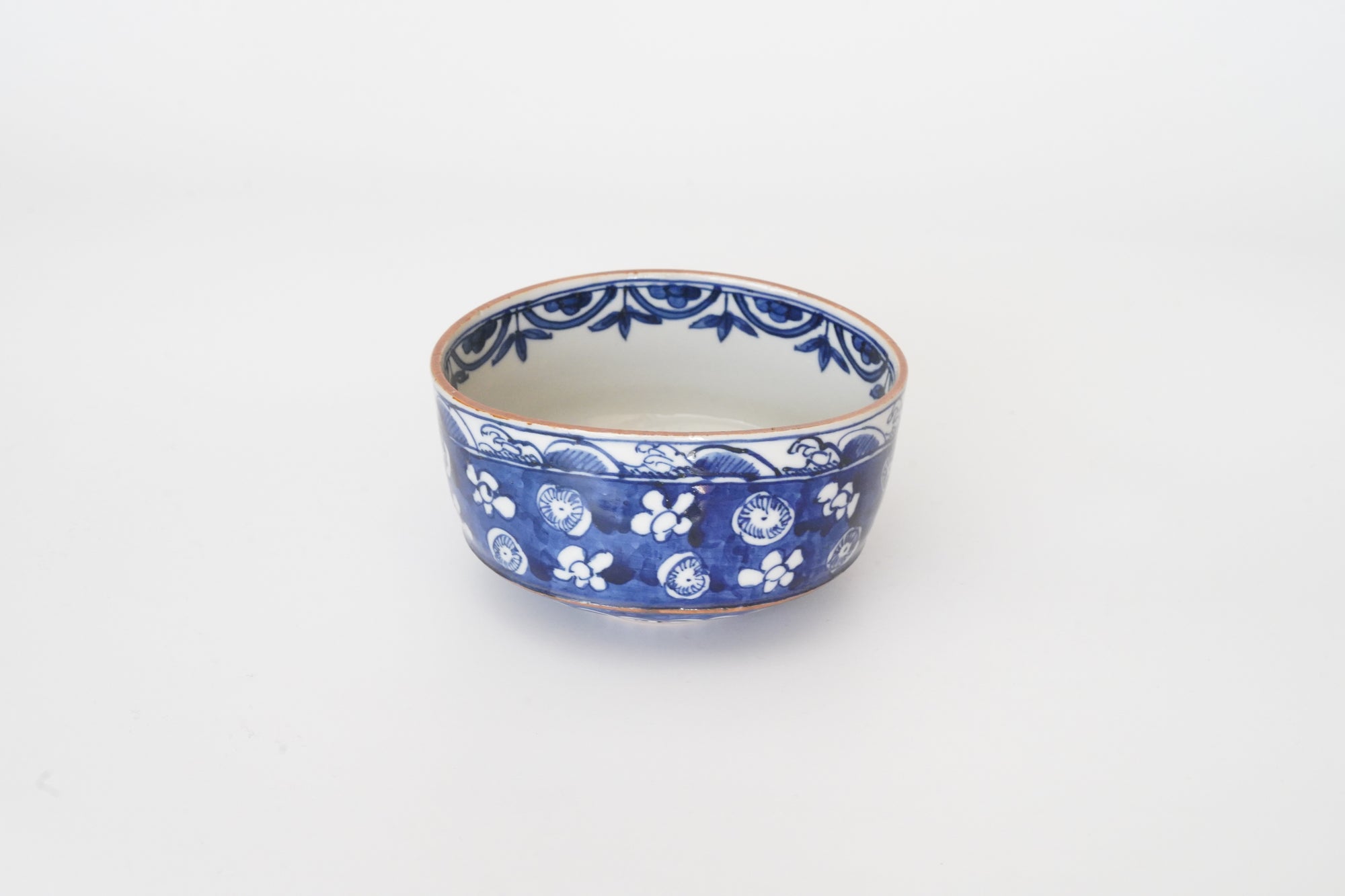 【加藤幸治】染付祥瑞沓形向付