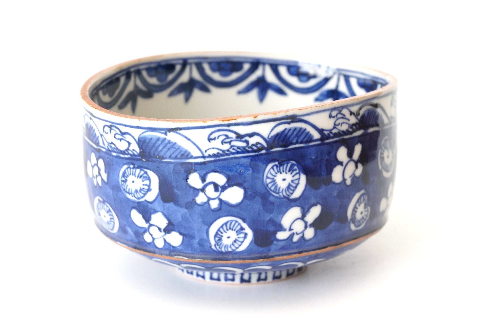 【加藤幸治】染付祥瑞沓形向付