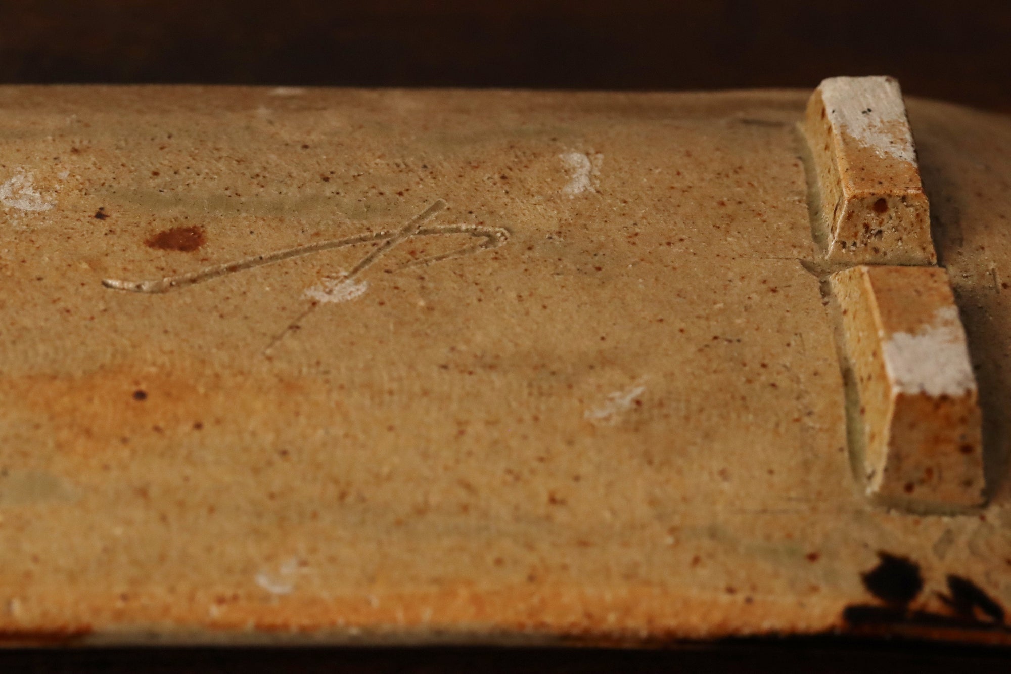 【Shuichi Okamoto】Korean-Garatsu double-plate tray