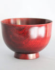 Red cherry blossoms/night cherry blossoms large bowl