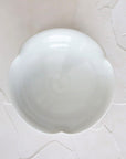 【Masamitsu Kawai】white porcelain round flower shaped small bowl