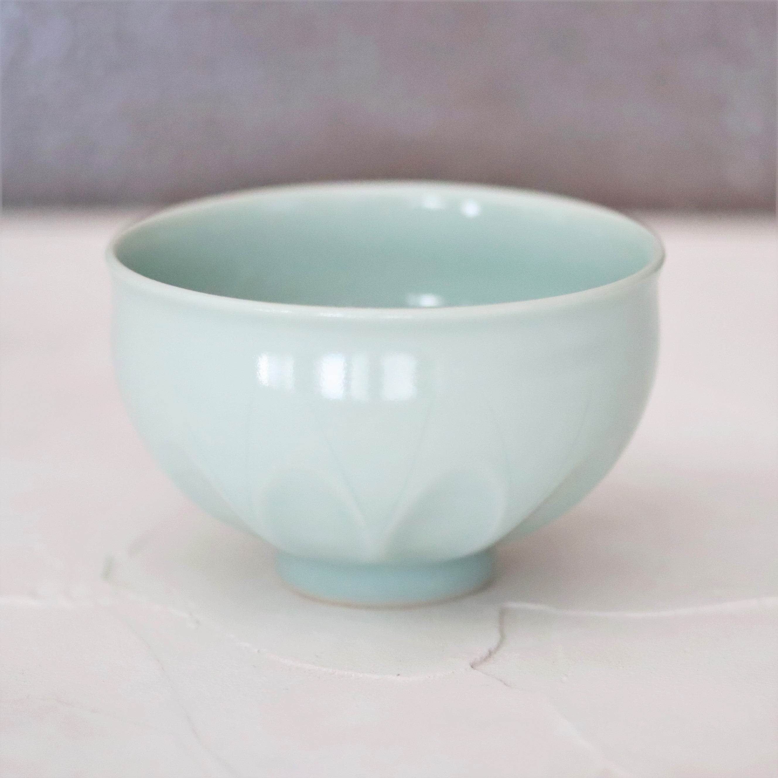 青磁　香合 青磁兜 香合 - 京焼清水焼 松韻堂