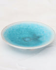 turquoise round small plate