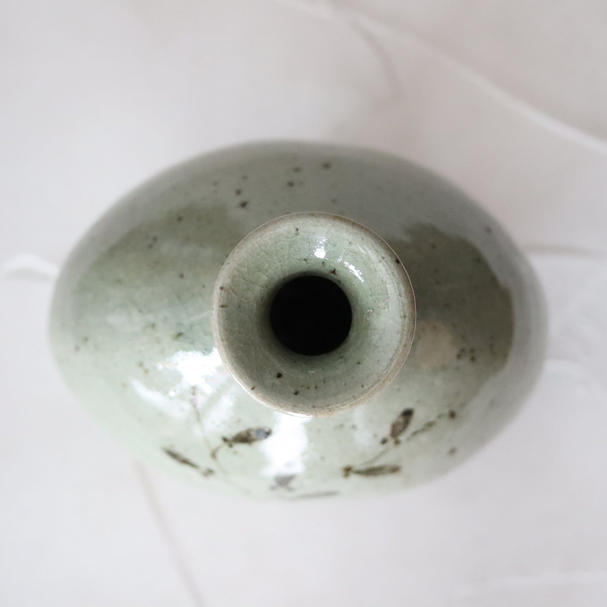 【Shuichi Okamoto】E-Garatsu Henko Green patterned vase