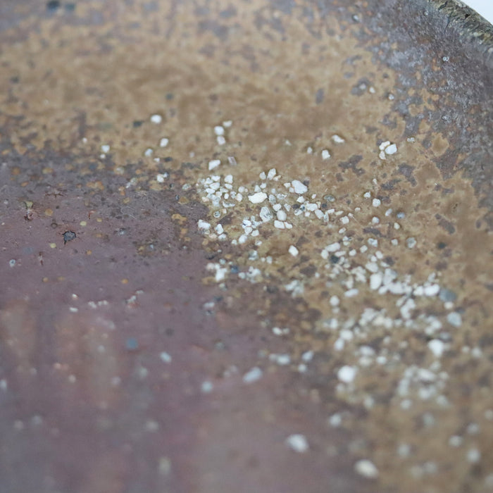 焼締16ｃｍ丸皿