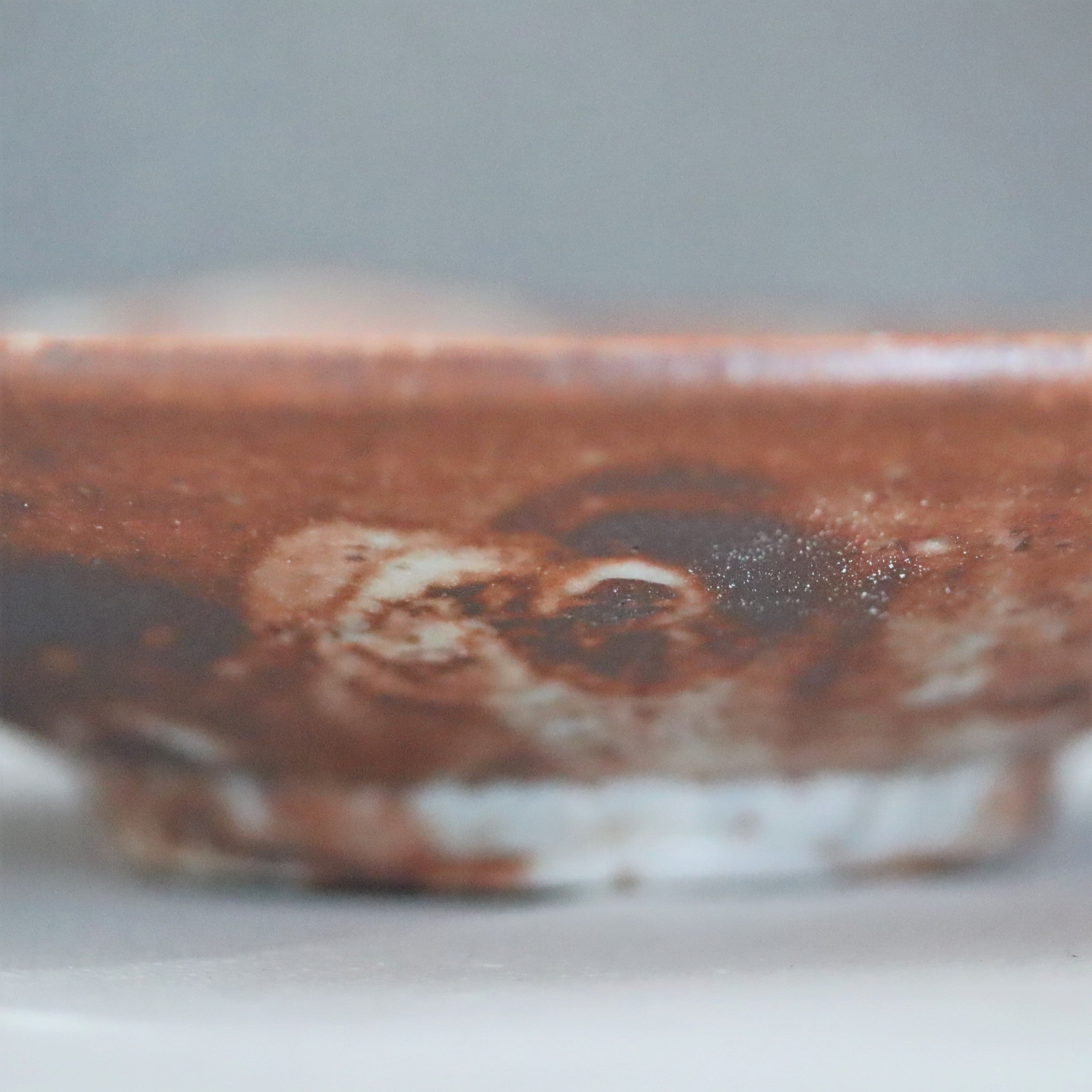 桃山志野小皿、三枚接着陶片 桃山志野小皿、三枚接着陶片