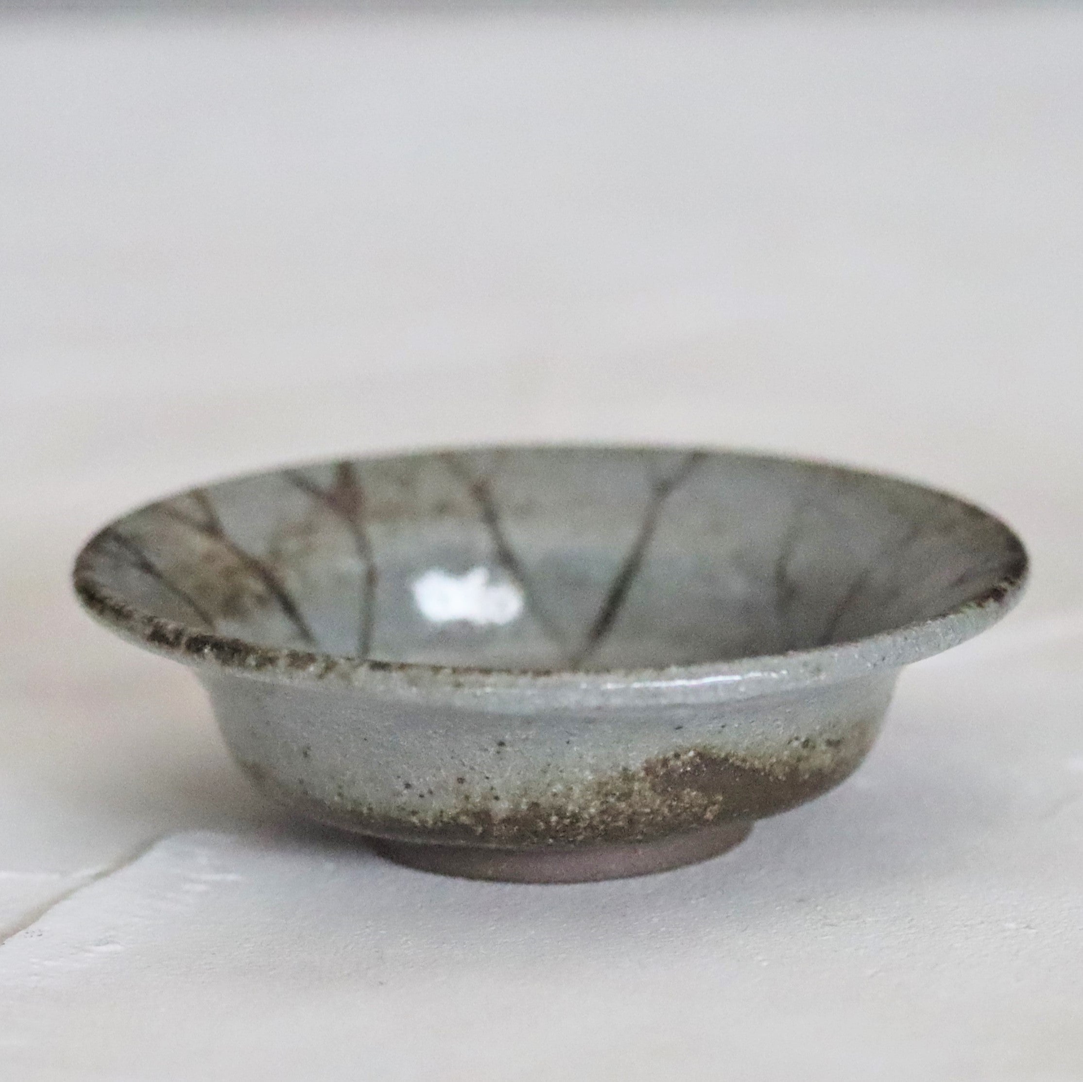 松永真哉】美濃唐津蓮小皿 – うつわ御結