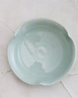 【Masamitsu Kawai】celadon porcelain round flower shaped small bowl
