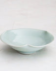 【Masamitsu Kawai】celadon porcelain round flower shaped small bowl