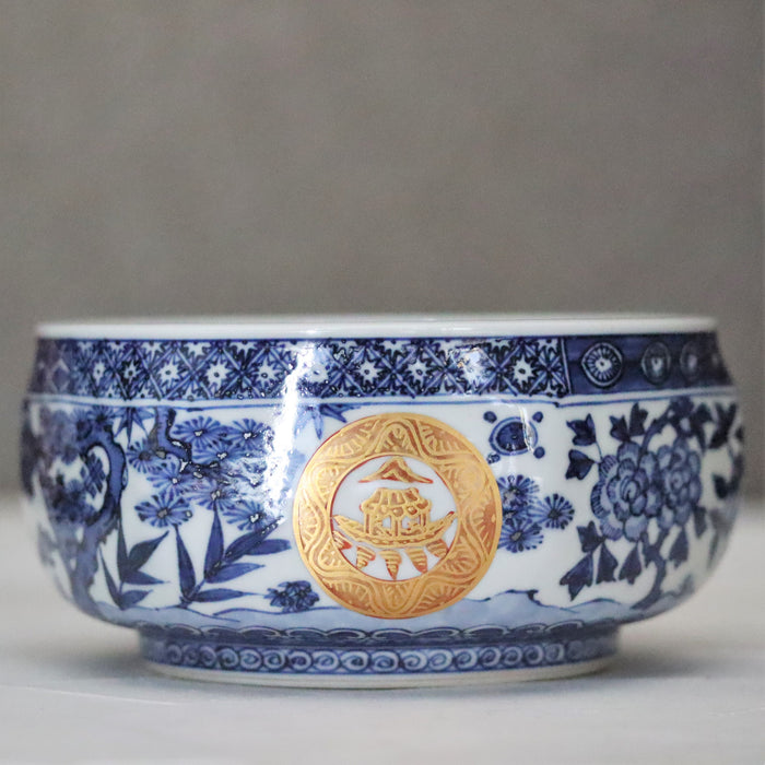 金襴松竹梅深鉢