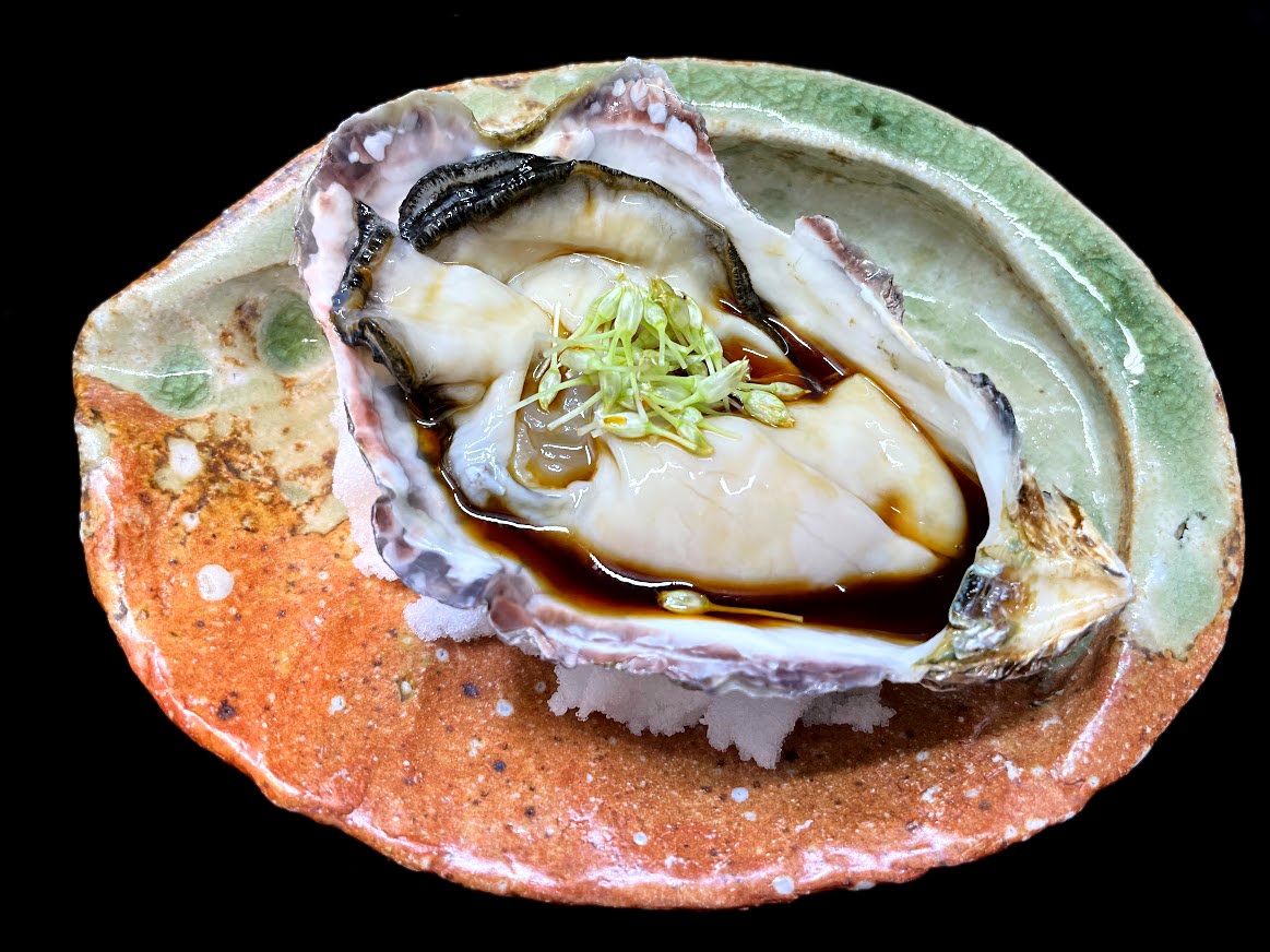 【極美品】水垣力　伊賀鮑向付　7点セット 箱無し 水垣力】伊賀鮑向付 – うつわ御結