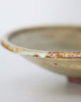 【Kazuhiko Kudo】Yellow Kohiki flat katakuchi small bowl