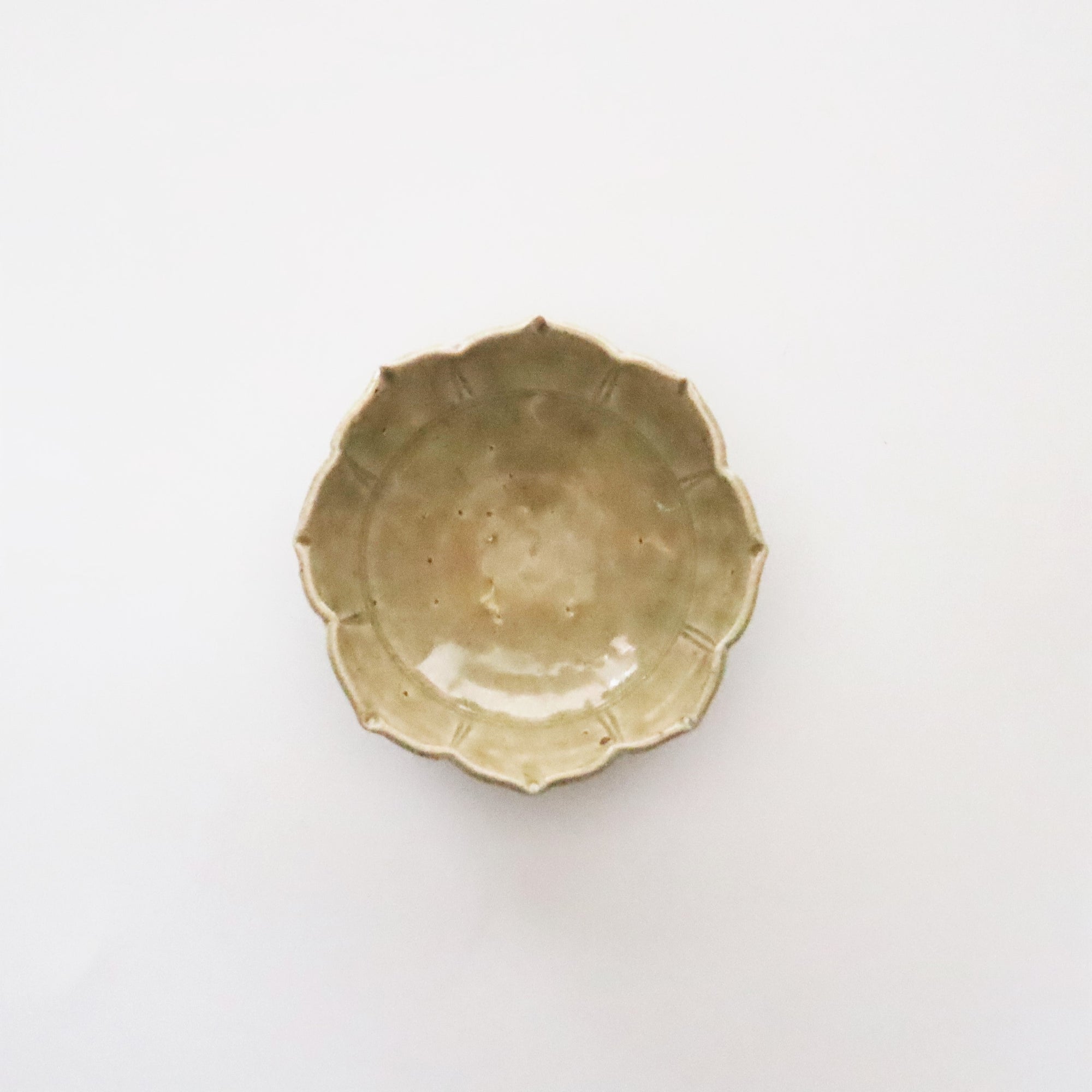 [Teppei Terada] Ash glaze with flower ring