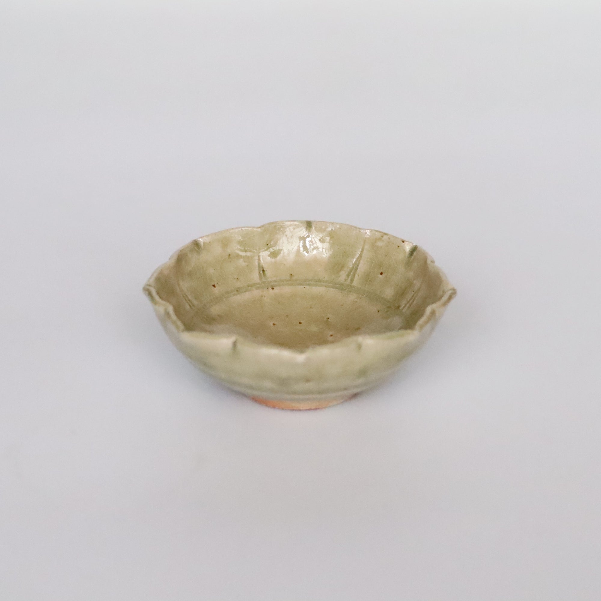 [Teppei Terada] Ash glaze with flower ring