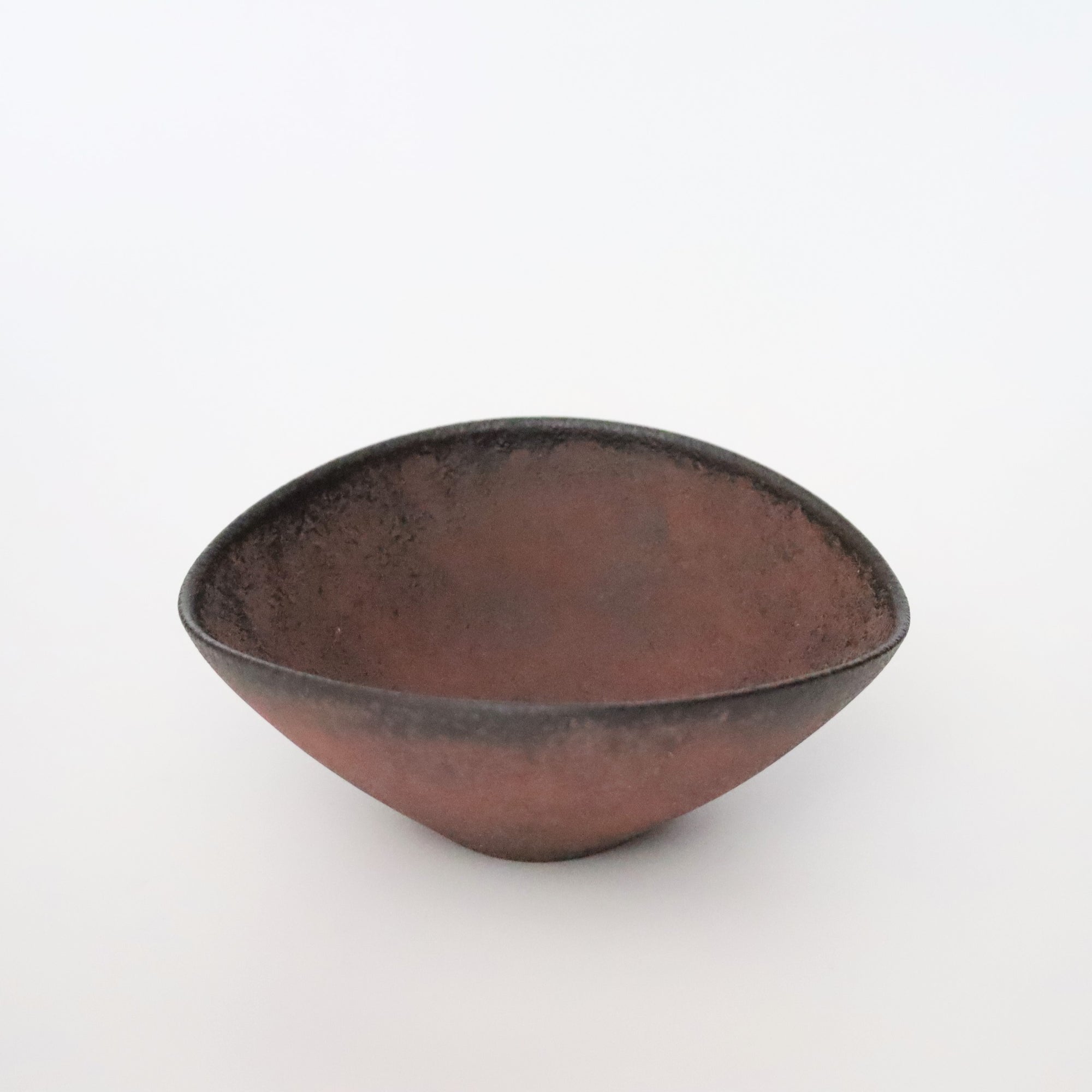 【Eiichi Shibuya】地ノ器 oval bowl Scarlet