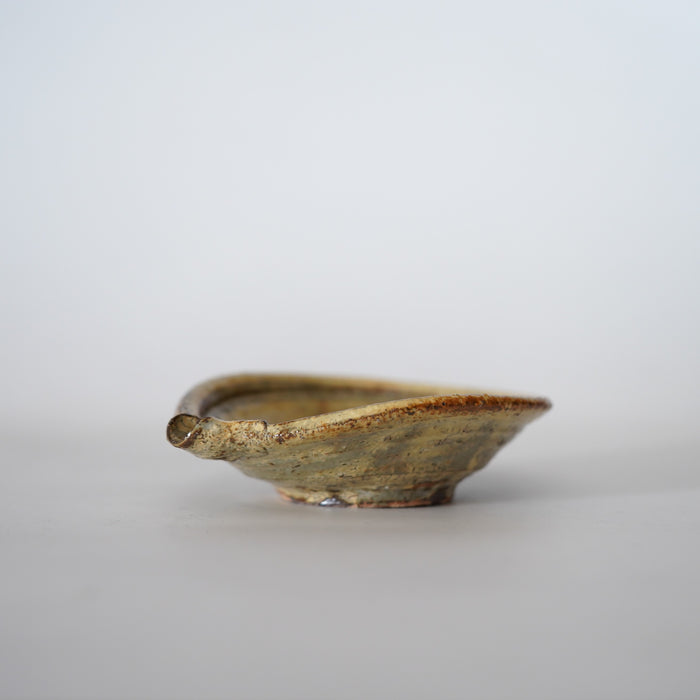 【工藤和彦】黄粉引平片口豆鉢