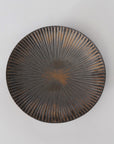 【Hideki Yamamoto】gold-painted carving deflection plate