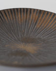 【Hideki Yamamoto】gold-painted carving deflection plate