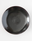 [Kentaro Murayama] Black Karatsu six-inch plate