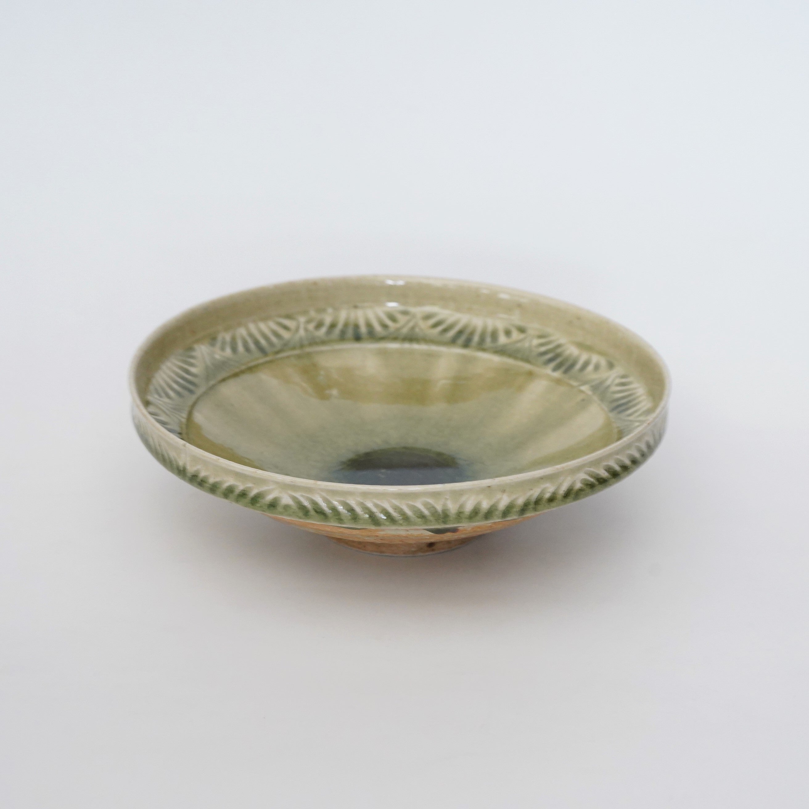 冈本修一】青唐津花文大钵– うつわ御結