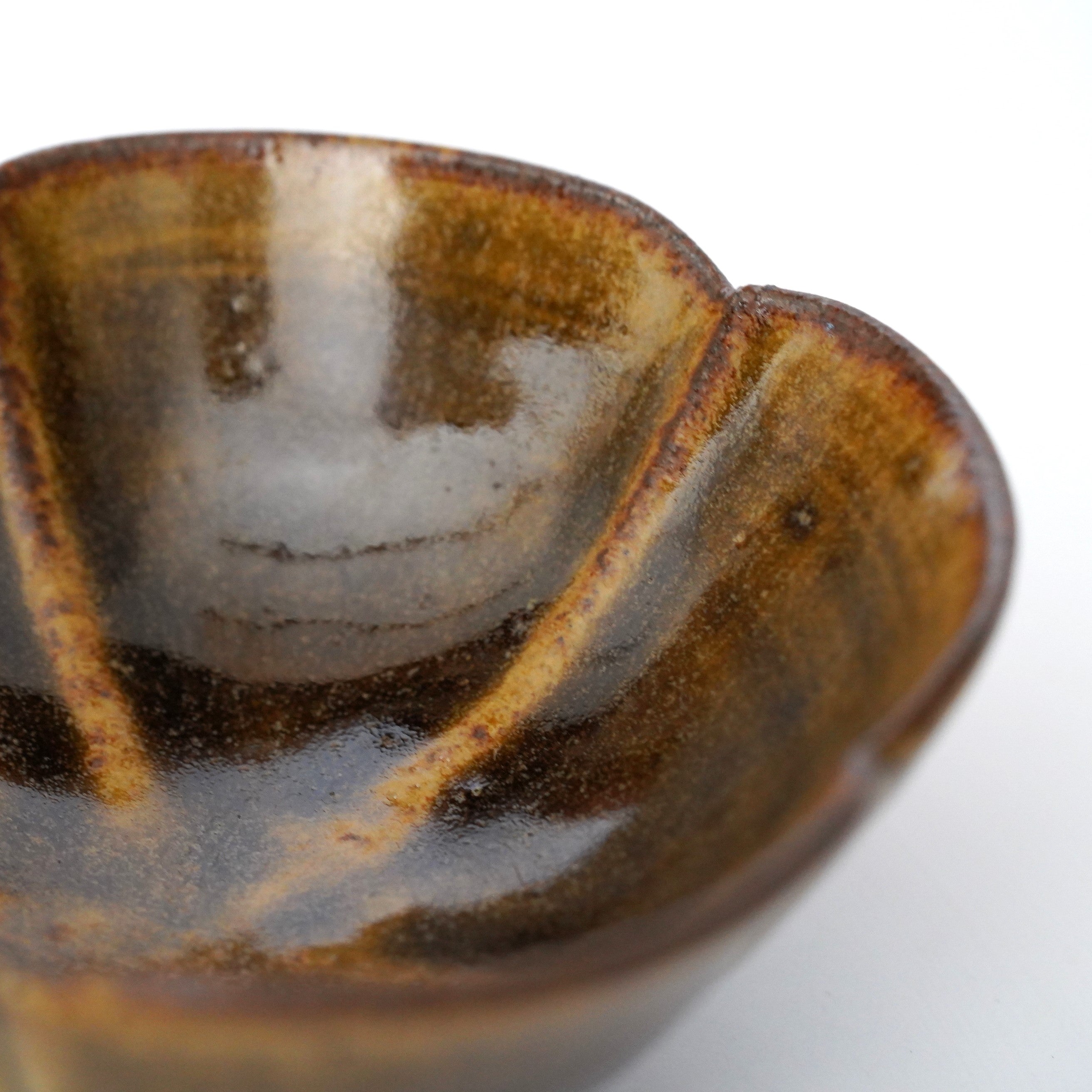 三藤るい】青唐津輪花小鉢 – うつわ御結