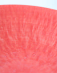 red Tochiri round plate